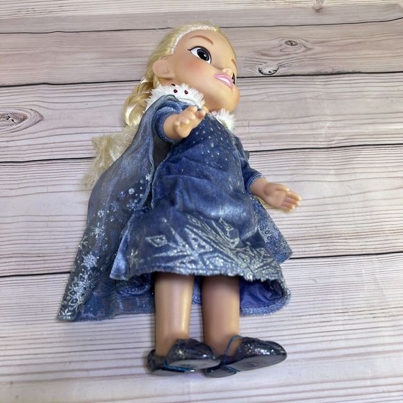 Disney Princess Frozen Elsa Toddler Doll 13” Glitter Dress Lights & Sounds Works - Picture 8 of 12